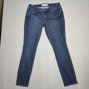 Torrid jeans women's size 12 ink blue colour skinny fit stretchy denim